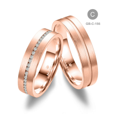 Marrya Gold 14 karátos Arany karikagyűrű pár - GB-156-8K-C gyűrű