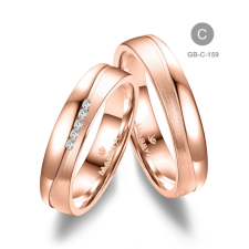 Marrya Gold 14 karátos Arany karikagyűrű pár - GB-159-14K-C gyűrű