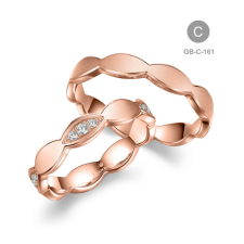 Marrya Gold 14 karátos Arany karikagyűrű pár - GB-161-14K-C gyűrű