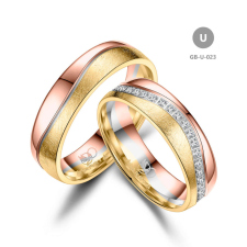 Marrya Gold 8 karátos Arany karikagyűrű pár - GB-023-18K-U gyűrű