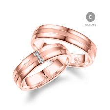 Marrya Gold 8 karátos Arany karikagyűrű pár - GB-028-18K-C gyűrű