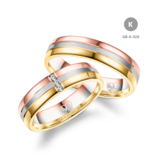 Marrya Gold 8 karátos Arany karikagyűrű pár - GB-028-8K-K gyűrű