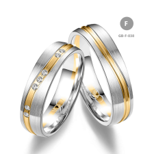 Marrya Gold 8 karátos Arany karikagyűrű pár - GB-038-8K-F gyűrű