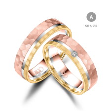 Marrya Gold 8 karátos Arany karikagyűrű pár - GB-042-18K-A gyűrű