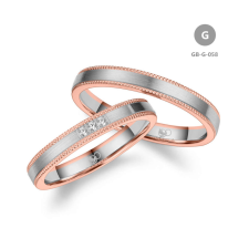 Marrya Gold 8 karátos Arany karikagyűrű pár - GB-058-18K-G gyűrű