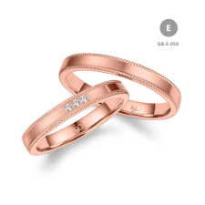 Marrya Gold 8 karátos Arany karikagyűrű pár - GB-058-8K-E gyűrű