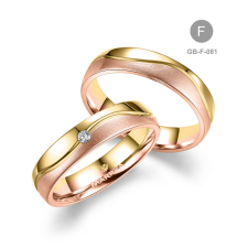 Marrya Gold 8 karátos Arany karikagyűrű pár - GB-081-8K-F gyűrű