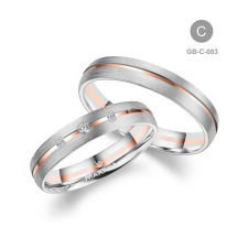 Marrya Gold 8 karátos Arany karikagyűrű pár - GB-083-18K-C gyűrű