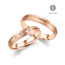 Marrya Gold 8 karátos Arany karikagyűrű pár - GB-083-18K-E gyűrű