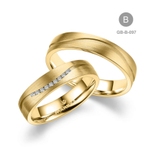 Marrya Gold 8 karátos Arany karikagyűrű pár - GB-097-18K-B gyűrű