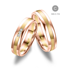 Marrya Gold 8 karátos Arany karikagyűrű pár - GB-116-18K-C gyűrű