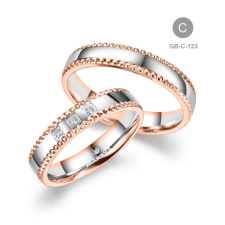 Marrya Gold 8 karátos Arany karikagyűrű pár - GB-123-18K-C gyűrű