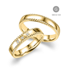 Marrya Gold 8 karátos Arany karikagyűrű pár - GB-123-18K-G gyűrű