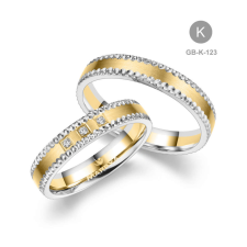 Marrya Gold 8 karátos Arany karikagyűrű pár - GB-123-8K-K gyűrű
