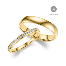 Marrya Gold 8 karátos Arany karikagyűrű pár - GB-151-18K-A gyűrű