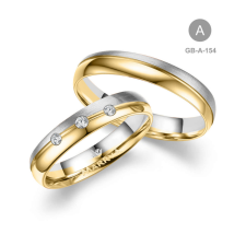 Marrya Gold 8 karátos Arany karikagyűrű pár - GB-154-18K-A gyűrű