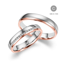 Marrya Gold 8 karátos Arany karikagyűrű pár - GB-155-18K-C gyűrű