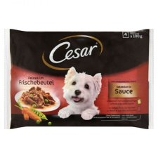 Mars Cesar Selection Csirke-Marha zöldségekkel mártásban 4x100 g kutyaeledel