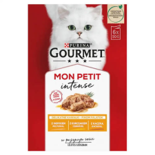 Mars-Nestlé Gourmet Mon Petit (kacsa,csirke,pulyka) nedvestáp - macskák részére (6x50g) macskaeledel