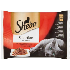 Mars-Nestlé Sheba Adult Alutasakos - Húsos válogatás - szószban (4x85g) macskaeledel