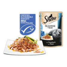 Mars-Nestlé Sheba Delicato Adult Alutasakos - Pulyka - aszpikban (85g) macskaeledel