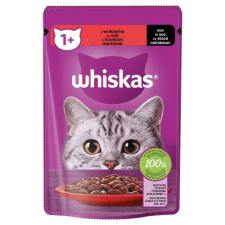 Mars-Nestlé Whiskas Adult Marhával - mártásban - alutasakos (marha) felnőtt macskák részére (85g) 28db/# macskaeledel