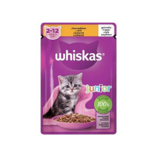 Mars-Nestlé Whiskas Junior Chicken - Nedves eledel (csirke, zselében) kölyökmacskák részére (85g) macskaeledel