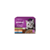 Mars-Nestlé WHISKAS PURE DELIGHT  12x85g Alutasakos halas-húsos mix (tonhal,lazac,csirke,marha)