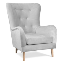  Marshal Klasszikus Fotel Szürke Bársony Gombos bútor