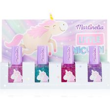 Martinelia Little Unicorn Nail Polish Set körömlakk szett Pink, Blue, Purple, Fuchsia (gyermekeknek) körömlakk