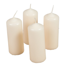  Mártott henger gyertya 40x100 mm krém 4db/csom (db ár) gyertya
