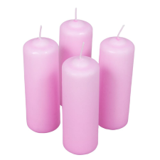  Mártott henger gyertya 40x120 mm ciklámen 4db/csom (db ár) gyertya