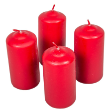  Mártott henger gyertya 40x80 mm bordó 4db/csom (db ár) gyertya