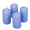  Mártott henger gyertya 40x80 mm milka lila 4db/csom (db ár)