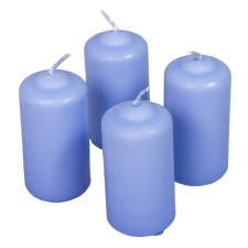  Mártott henger gyertya 40x80 mm milka lila 4db/csom (db ár) gyertya