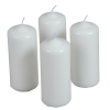  Mártott henger gyertya 50x120 mm fehér 4db/csom (db ár)