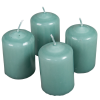  Mártott henger gyertya 50x75 mm menta 4db/csom (db ár)