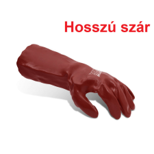Mártott PVC, pamut kesztyű - Hosszú szárú védőkesztyű