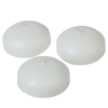  Mártott úszó gyertya 60x30 mm fehér 12db/csom (db ár)