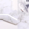  Márvány mintás körömfólia-tekercs, - fehér