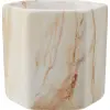  Márvány virágcserép 8,2 cm x 9 cm x 9 cm többszínű fehér-vörösesbarna