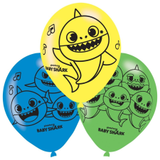 Marvel Baby Shark léggömb, lufi 6 db-os 27,5 cm party kellék