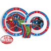 Marvel Bosszúállók étkészlet, micro műanyag szett 260 ml-es pohárral Nr2