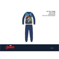 Marvel Bosszúállók gyerek pizsama - jersey pamut pizsama