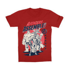 Marvel Bosszúállók gyerek rövid ujjú póló - Avengers Assemble