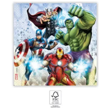 Marvel Bosszúállók Infinity Stones szalvéta 20 DARABOS, 33x33 cm FSC party kellék