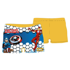 Marvel Bosszúállók kisfiú fürdő boxer - sárga - 122