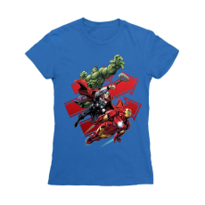 Marvel Bosszúállók női rövid ujjú póló - Avengers Trio