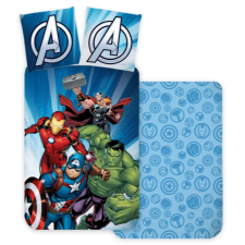 Marvel Bosszúállók Power Strike ágyneműhuzat 140×200cm, 70×90 cm Nr1 lakástextília