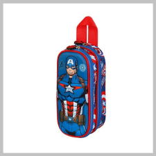  Marvel Captain America dupla 3D tolltartó, kék ZT-06919 tolltartó